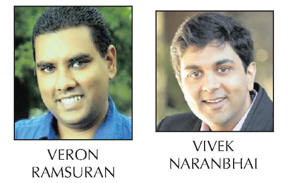 Veron Ramsuran and Vivek Naranbhai photos
